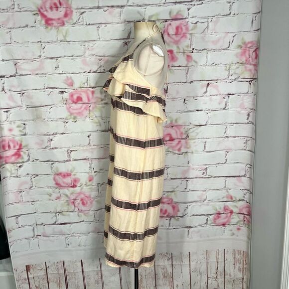 Saturday Sunday Anthropologie marina striped halter jumpsuit size small - Picture 9 of 13